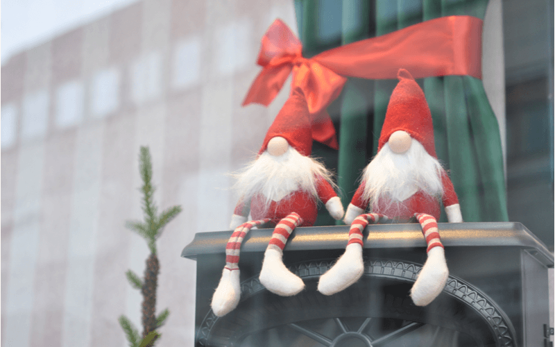 クリスマスのディスプレイ